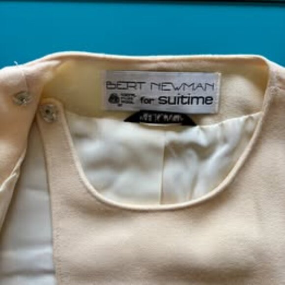 Vintage 80s Bert Newman Wool Skirt Suit Size 6 - Picture 6 of 16